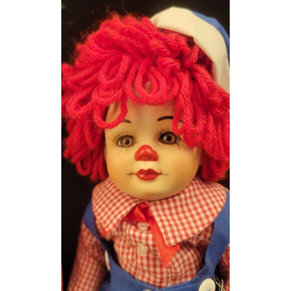 Antique Marie Osmond Raggedy Ann and Andy Dolls, "Mopsie and Rags," 1995 - Picture 7 of 16
